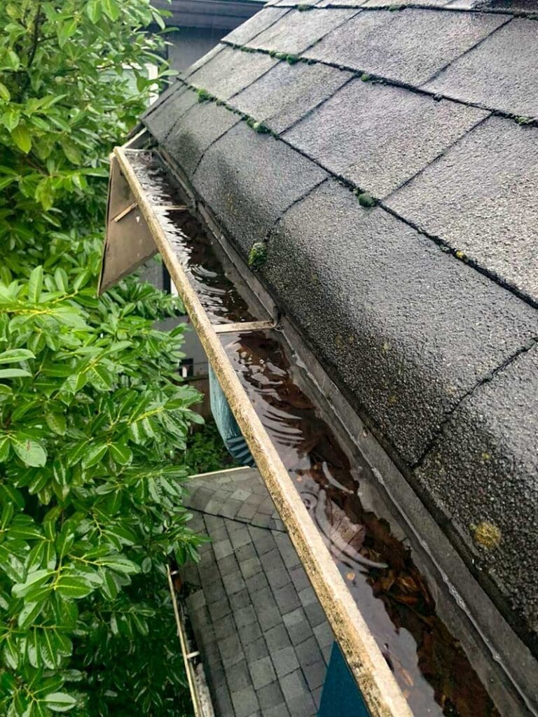 gutter repair overflowing gutter