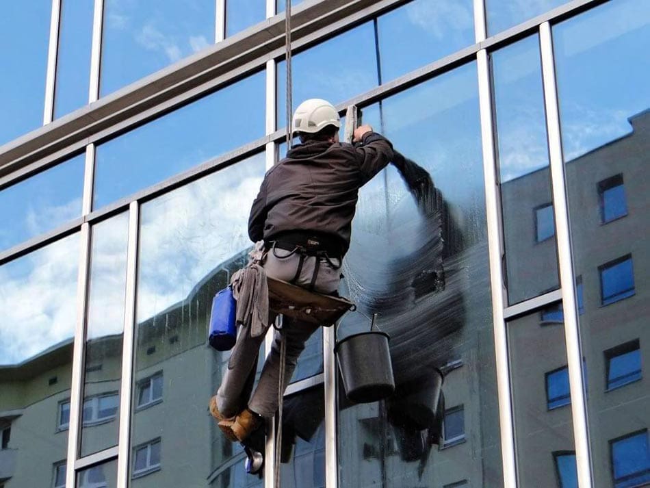 high rise window cleaning