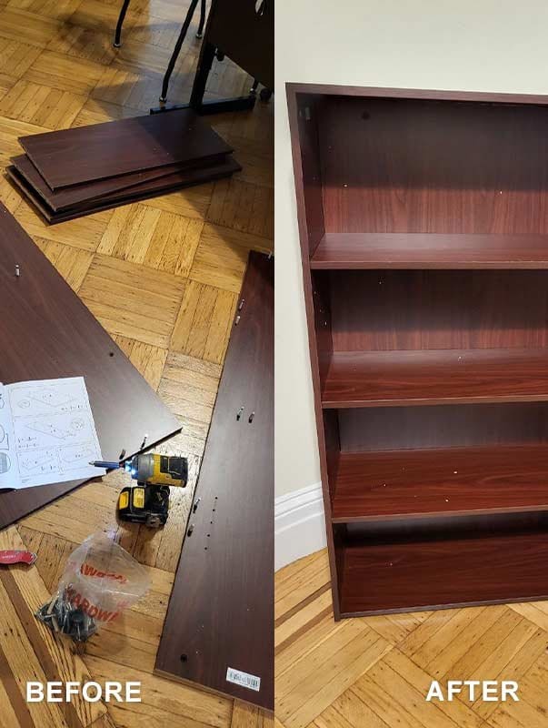 Before After Furniture Assembly